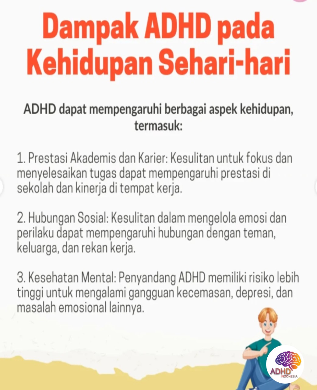 ADHD dan Hubungan Sosial Anak di Lingkungan Sekolah di Kota Manado