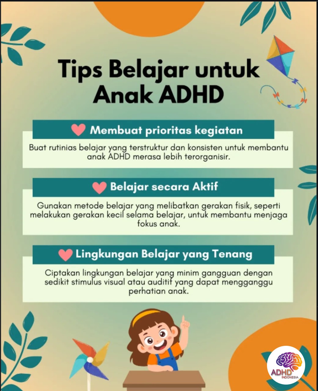 Strategi Belajar yang Cocok untuk Anak ADHD di Kota Manado